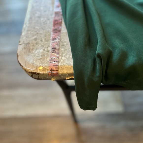 Shesrarr 4XL Smocked Boho Green Long Sleeve Dress - Picture 7 of 11